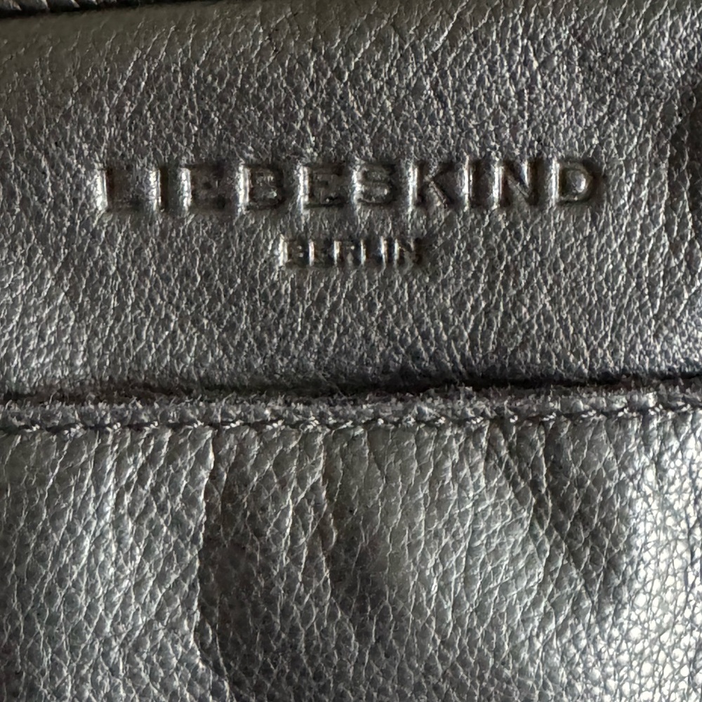 Liebeskind Black Leather Braided-Strap Belt Bag with Tassel - Picture 2 of 7
